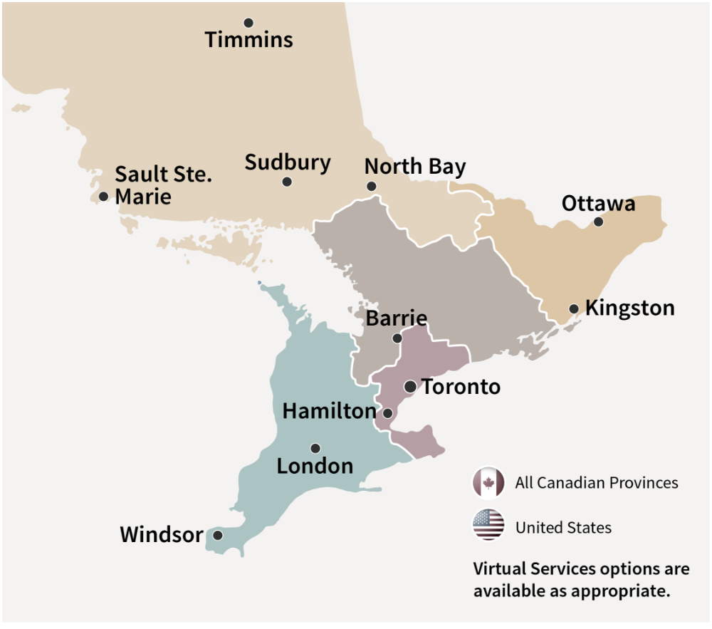 Map of Southern Ontario